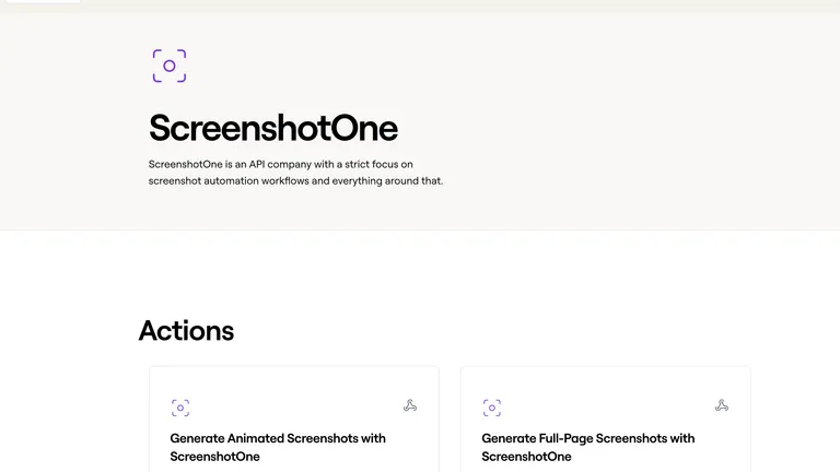 Add ScreenshotOne to Clay