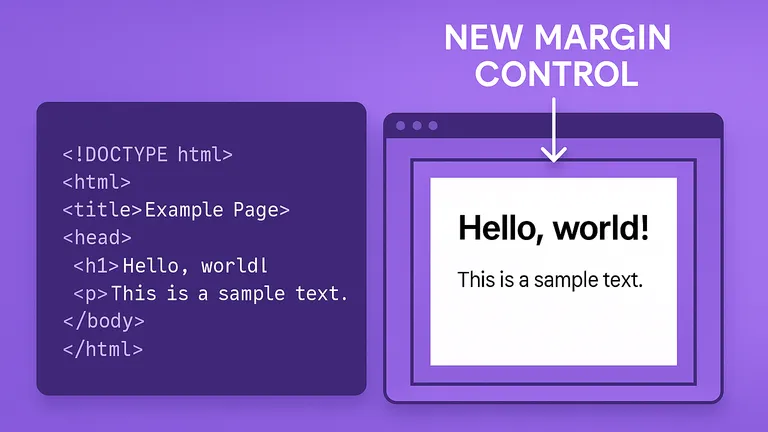 Set PDF margins
