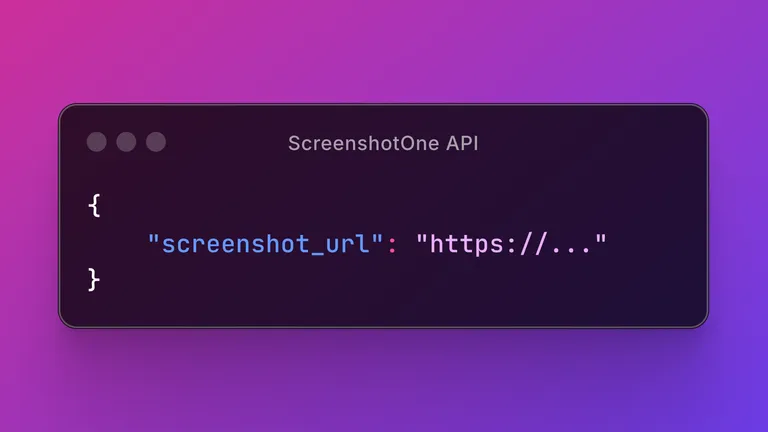 Screenshot URL in webhooks