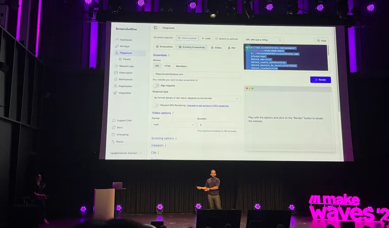 ScreenshotOne made it to the official Make conference