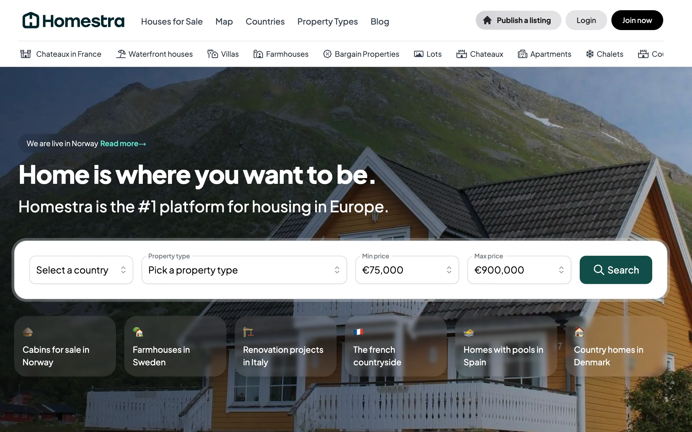 Homestra screenshot